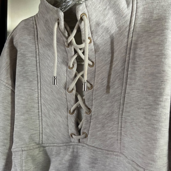 Scotch & SodaLace Front Neutral Sweatshirt - Picture 3 of 5